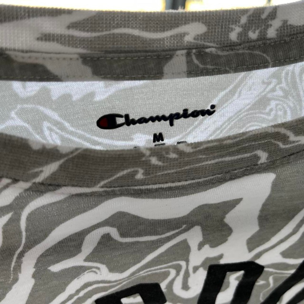 Champion Purdue Boilermakers Gray Marbled Crop Top Gameday Collegiate Sz M - Picture 2 of 3